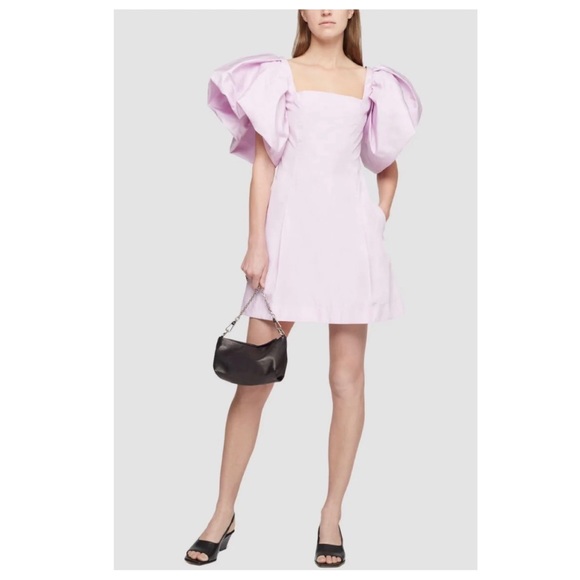 3.1 Phillip Lim Puff Sleeve Taffeta Mini Dress - Picture 1 of 15